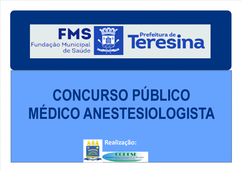 Concurso Público - Médico Anestesiologista