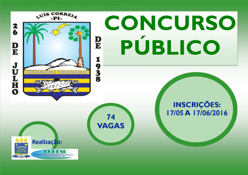 Concurso Público - Prefeitura Municipal de Luís Correia - PI