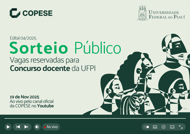 Sorteio público das vagas reservadas às cotas raciais e PcD - Concurso Docente