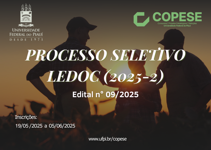 Processo Seletivo LEDOC-Edital 09/2025-2025-2