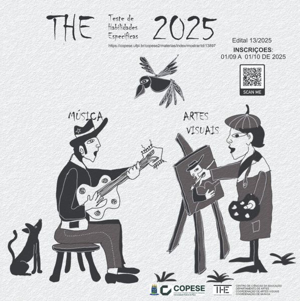Teste de Habilidades Específicas (THE)- Artes Visuais e Música - Edital 13/2025